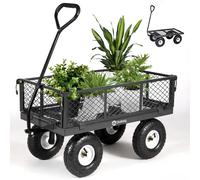 Sekey 300 KG Chariot de jardin Chariot d'outils Chariot de transport avec pneus pleins 10