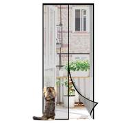 Sekey 80x200cm Ligne de Pêche Porte Moustiquaire Magnétique, Rideau magnétique anti-insectes, Ouverture et Fermeture Silencieuses, Facile à Apposer et à Assembler, Non Besoin de Perçage