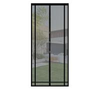 Sekey 80x210cm (5cm) cm Rideau Magnétique Anti-Insectes Idéal pour Porte de Balcon, Porte de Cave, Porte de Terrasse (Découpable en Hauteur et Largeur) Grâce au Montage Facile, Noir