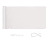Sekey Brise-Vue pour balcon PES 90 x 500cm, Blanc