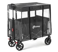 Sekey Chariot Protection de Pluie pour Chariot Pliable avec Toit, Accessoire de Chariot Couverture de Pluie en matériau EVA de Haute qualité, 65 * 50 * 75CM Convient pour SE4018 【Chariot Non Inclus】