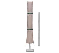 Sekey Housse de Protection pour Ø3m-4m Parasol,Couverture de Parasol avec Grilles D’aération,100% Polyester,Kaki.