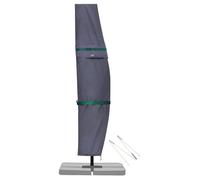 Sekey Housse de Protection pour Parasol de 2 à 4 m, Housse de Parasol déporté-Patio Jardin, 100% Polyester, imperméable, Gris foncé