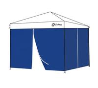 Sekey Lot de 2 parois latérales pour tonnelle, 3 x 3 m, imperméables, résistantes à l'hiver, parois latérales, pour tonnelle, Tente de fête, Tente de Jardin, 1 fenêtre, 1 Porte, Gris (Bleu Marine, 2