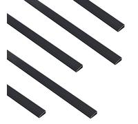 Sekey Lot de 5 profilés de finition pour brise-vue PVC, clôture, 1 mètre chacun, Anthracite