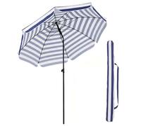 Sekey Parasol Balcon 200 cm avec Housse - Parasol Plage pour Jardin, Terrasse & Balcon - Inclinaison & Hauteur Réglables - Protection UV UPF50+ - GRS