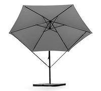 Sekey Pare-vent pour parasol déporté | Parasol | Double parasol | Parasol de marché | Coupe-vent, Noir, Petit
