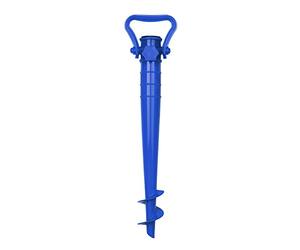 Sekey Pied de Parasol pour Plage avec Piquet à Spirale, Support Parasol pour Canne de 16-32 mm, Ancrage au Sol pour Sable, Terre et Prairie, Installation Facile