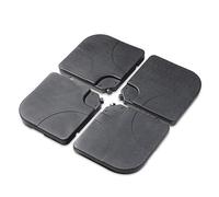 Sekey Pieds de parasols,Base remplissable d'eau et remplie de Sable,80-100kg, 100 x 100 cm, Noir