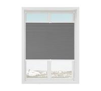 Sekey Plissé Occultant Sans Perçage - Klemmfix - Opaque - Protection Solaire - 80x200cm, Foncé