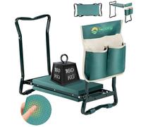 Sekey Repose Genoux de Jardin de Banc de Genou de Jardin Banc Pliable élargi Tabouret/Siège de Jardinier Pliable Tabouret extérieur de Jardin Repose Genoux de Jardin, supporte jusqu'à 150kg