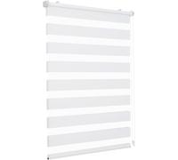 Sekey Store Double Klemmfix sans perçage pour fenêtre - Store Double - Store Double - Protection Solaire - 90x100cm, Blanc