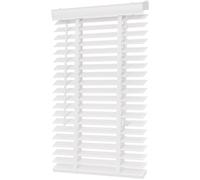 Sekey Store vénitien en Bois - 50 mm - en Bois véritable - Réglable - 80 x 130 cm - Blanc