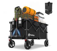 Sekey XXL 200KG Pliable avec sangles, pneus 17x4 cm, Noir