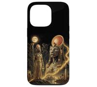 Sekhmet Bastet, déesse Isis, Art cémétique Africain de l'Égypte Coque pour iPhone 13 Pro