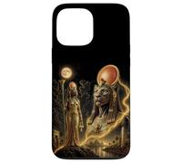 Sekhmet Bastet, déesse Isis, Art cémétique Africain de l'Égypte Coque pour iPhone 13 Pro Max