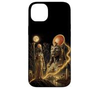 Sekhmet Bastet, déesse Isis, Art cémétique Africain de l'Égypte Coque pour iPhone 14 Plus