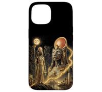 Sekhmet Bastet, déesse Isis, Art cémétique Africain de l'Égypte Coque pour iPhone 15