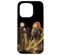 Sekhmet Bastet, déesse Isis, Art cémétique Africain de l'Égypte Coque pour iPhone 15 Pro