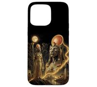 Sekhmet Bastet, déesse Isis, Art cémétique Africain de l'Égypte Coque pour iPhone 15 Pro Max