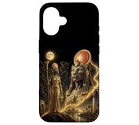 Sekhmet Bastet, déesse Isis, Art cémétique Africain de l'Égypte Coque pour iPhone 16