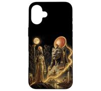 Sekhmet Bastet, déesse Isis, Art cémétique Africain de l'Égypte Coque pour iPhone 16 Plus