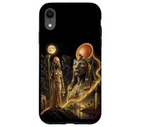 Sekhmet Bastet, déesse Isis, Art cémétique Africain de l'Égypte Coque pour iPhone XR