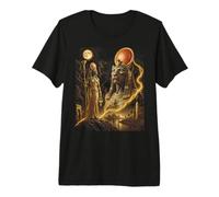 Sekhmet Bastet, déesse Isis, Art cémétique Africain de l'Égypte T-Shirt Haut de Gamme