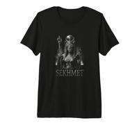 Sekhmet Déesse Lionne Égypte Ancienne T-Shirt Haut de Gamme