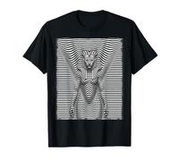 Sekhmet Déesse Lionne Egyptienne OP Art Illusion d'Optique T-Shirt