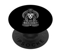 Sekhmet Guerrier à tête de Lion déesse égyptienne PopSockets PopGrip Adhésif