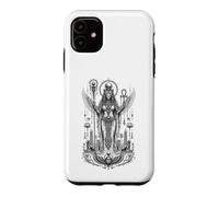 Sekhmet Lionne Déesse Ancienne Egypte Monochrome Art Coque pour iPhone 11