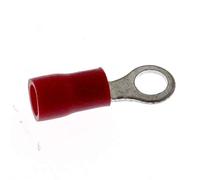 SeKi 14010 Lot de 25 cosses de câble isolées 0,5 à 1,5 mm² M4 Rouge