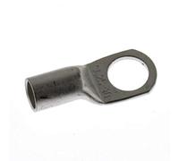 SeKi 14094 Lot de 10 cosses de câble pour tube M10 Argenté 25 mm