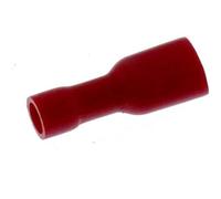 SeKi 14150 Lot de 25 connecteurs plats 0,5-1,5 mm² 0,8 x 4,8 ISO Rouge