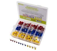 SeKi 17403 Assortiment de 360 cosses isolées 0,5-4 mm M4/M5/M6/M8 cosses de câble avec code couleur selon DIN