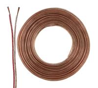 Seki 311762 Câble de Haut-Parleur 2 x 0,75 mm², 25 m Transparent