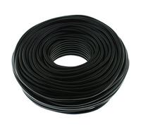Seki 312631 Ronde Câble de Haut-Parleur 2 x 1,5 mm², 50 m Noir