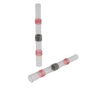 SeKi 313728 Lot de 10 raccords de tuyau de serrage à chaud 0,5-1,50 mm² Connecteur de soudure rouge