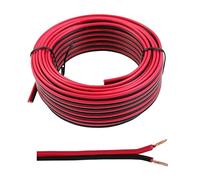SeKi Câble d’Enceinte Audio Rouge/Noir 2 x 0,5 mm² - 10 m - CCA