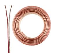 Seki Câble de Haut-Parleur 2 x 0,5 mm² - Transparent - 10 m câble - CCA - Câble Audio - Boîte