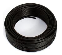 Câble de haut-parleur 2 x 0,50 mm2 - 10 m - Noir - CCA - Câble audio - Câble de boîte