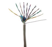 SeKi Câble téléphonique 10 x 2 x 0,6 mm J-Y(ST) Y 100 m rond pour montage encastré, câble d'installation de télécommunications 20 fils