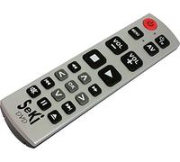 SeKi DVD télécommande Universelle Argenté/Noir
