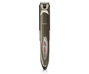 Seki EDGE SS-109 | Made in Japan | Coupe-ongles fin Satin Slim | Finition satinée mate | Avec réservoir collecteur et lime intégrée | 7,8 x 1,1 x 1,7 cm