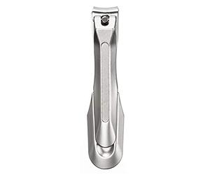 Seki EDGE SS-112 | Made in Japan | Coupe-ongles premium | Coupe-ongles ergonomique en acier inoxydable avec réservoir intégré et lime à ongles | 95 mm