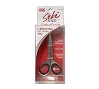 Seki EDGE SS-200 | Made in Japan | Ciseaux à ongles dentelés | lames affûtées à la main | design ergonomique avec inserts en caoutchouc pour les doigts | pointe de précision format voyage