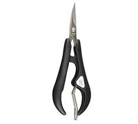 Seki EDGE SS-201 | Made in Japan | Ciseaux extra longs pour ongles de pied | Acier inoxydable, poignée en élastomère | Pour ongles fins et coupes précises | 123 mm