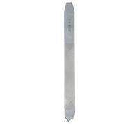 Seki EDGE SS-402 | Made in Japan | Lime à ongles avec repousse-cuticules | Format compact de voyage | Corps en acier inoxydable | Grain moyen | Outil de soin des ongles tout-en-un
