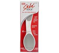 Seki EDGE SS-800 | Made in Japan | Râpe anti-callosités double grain | Lime pour les pieds pour talons, plantes et côtés du pied | Lime en acier inoxydable avec manche en ABS